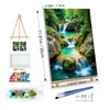 JOOZ Paint by Numbers Kit for Adults with Frame Waterfall