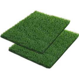 Artificial Grass for Dogs Pee Tray Fake Grass Mat for Professional Puppy Potty Trainer Replacement Dog Grass Pad for Indoor and Outdoor (29.1x19.6 Inch(Pack of 2))