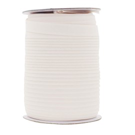 Mandala Crafts Double Fold Bias Tape for Sewing - 55 Yds Cream Bias Tape Double Fold 1/2 Inch Hem Quilt Binding Cream Seam Binding Tape - Fabric Piping Bias Binding Tape