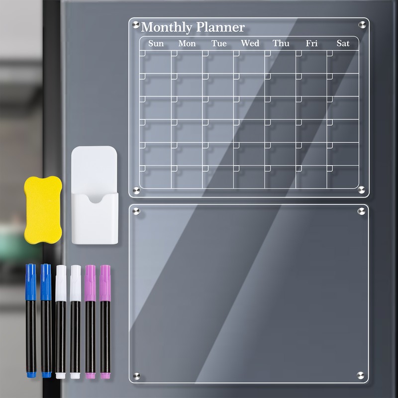 Clear Acrylic Magnetic Monthly / Weekly / Blank Planning Board