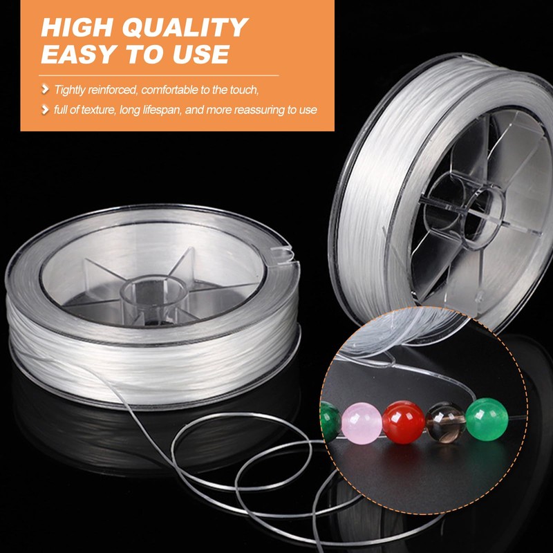 Nylon Invisible Thread String, 400m Clear Beading Thread Nylon String