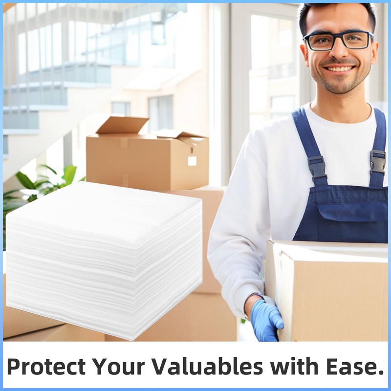 Foam Film Packaging Material 100 Pieces Bubble Wrap Moving Foam