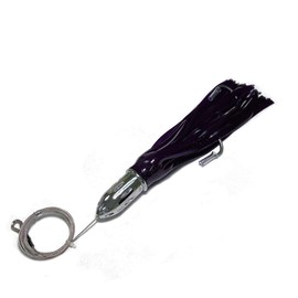 EatMyTackle Wahoo Slothead Fishing Lure | High Speed Trolling Lure (Purple, Cable Rigged)