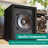 Electrohome Huntley Powered Bookshelf Speakers with Built-in Amplifier and 3"