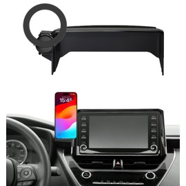 Car Phone Mount for 2019-2025 Toyota Corolla / 2019-2025 Toyota Corolla Hatchback / 2023-2025 Corolla Cross, Fits 8-Inch Touchscreen, for MagSafe Magnetic Car Phone Holder, Toyota Corolla Accessories