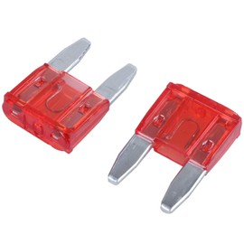 Aswalling 60PCS 10A 10A Auto Mini Blade Fuses Red for Car