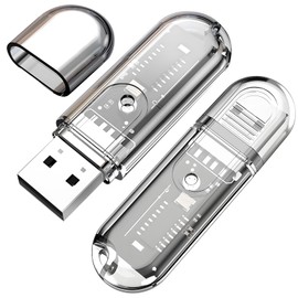 USB Bluetooth Adapter Pack of 2 Car Adapter Bluetooth, USB 5.3 Plug and Play, Clear Sound Quality, Suitable for Speakers, Computers and Cars