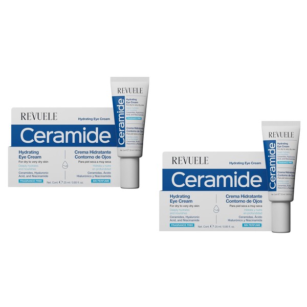 REVUELE CERAMIDE REPARATUR-AUGENCREME 2x25ml