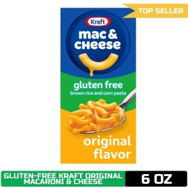 Kraft Gluten Free Macaroni Cheese Dinner 6 oz Box - Original Flavor - Pack of 1