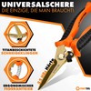 FRONTTOOL Universal Scissors Titanium Stainless Steel All-Purpose Scissors with 55