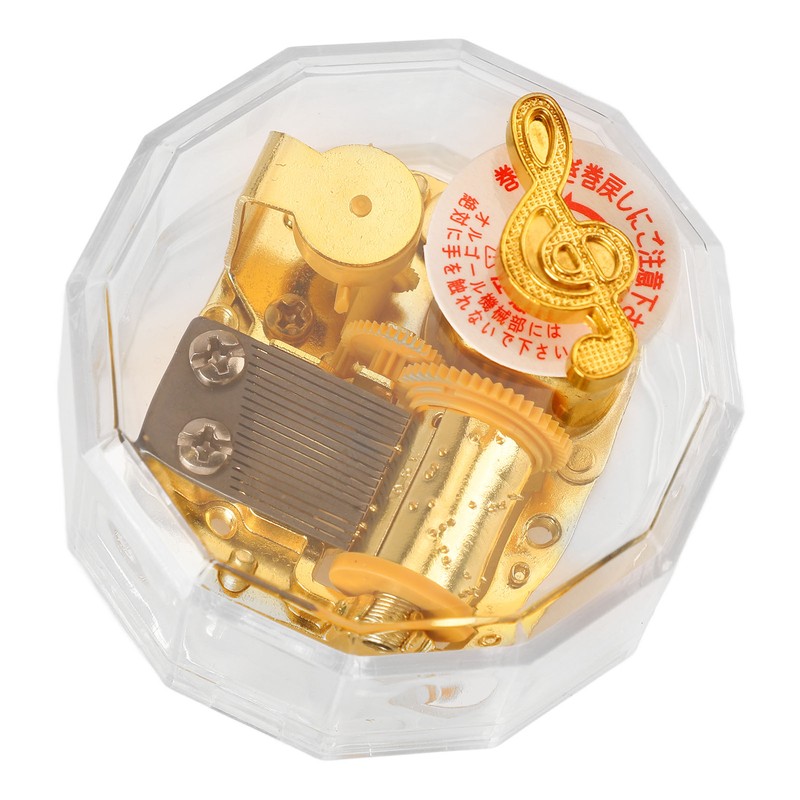Acrylic Music Box Exquisite Beautiful DIY Clear Musical Box for