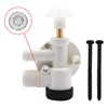 385314349 RV Water Valve Assembly Camper Trailer Toilet Repair Kit