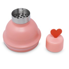 ban.do Cute Bar Set with Shaker, Strainer and Spoon, Cocktail Shaker Set, Bartender Kit, Bar Keeper Accessories, Heart