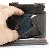 Men's Biker Natural Leather Wallet Born to Be Wild with
