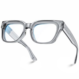 VISOONE Fashion Blue Light Blocking Glasses Square with Anti Computer Glare for Gaming Women and Men Colorado