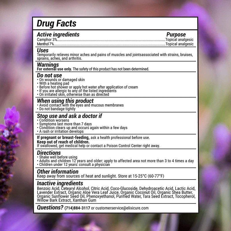 Lavender Natural Pain Cream Roll-On