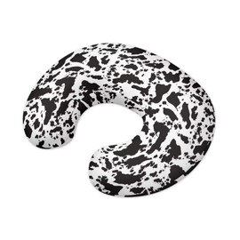 Mintulipy Black and White Cow Nursing Pillow Cover Slipcover Soft Maternity Breastfeeding Newborn Infant Feeding Cushion Cover Machine Wash & Quick Dry