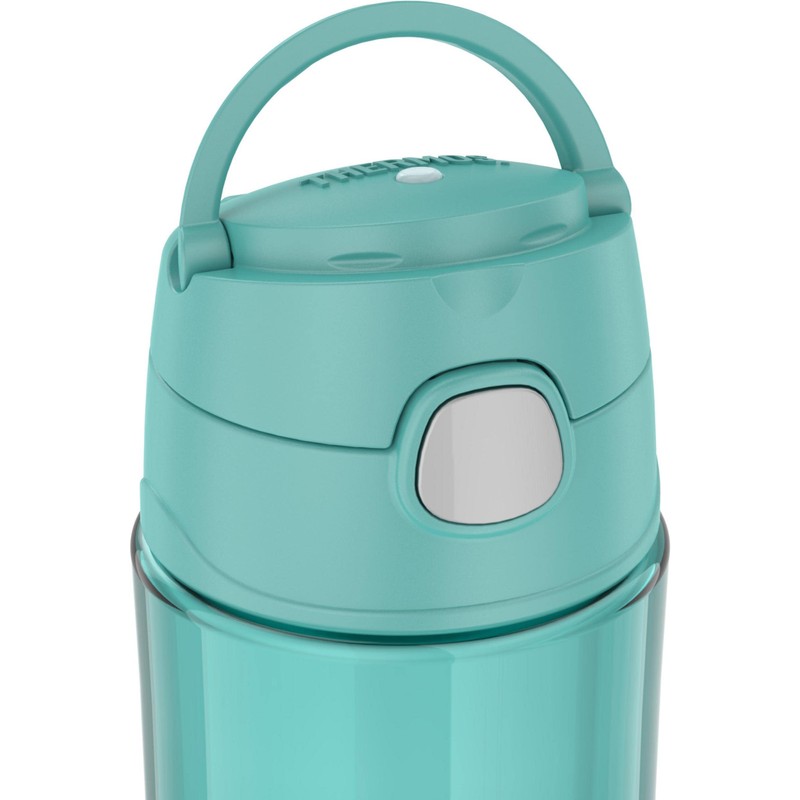THERMOS FUNTAINER 16 Ounce Plastic Hydration Bottle with Spout, Aqua