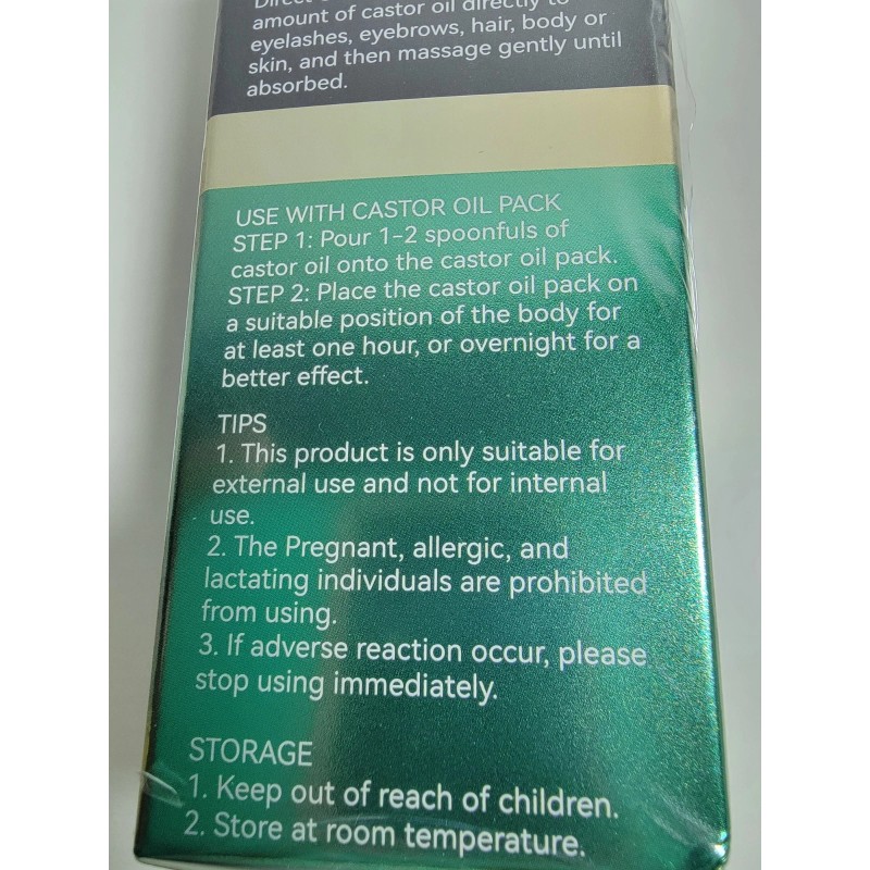 Aliver 100% Pure Organic Jamaican Black Castor Oil Cold Pressed