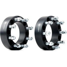 Unbranded 2pc 8x170 to 8x6.5 Wheel Adapters 2 Inch with 14x1.5 Studs for Ford F250 F350