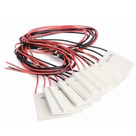 SAPPSEN 10Pcs TEC1-12706 Aluminum Chassis Mount Thermolectric Cooler Heat Sink Peltier Plate Module 12V 5.8A