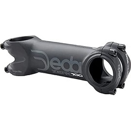 DEDA ZERO 100 BOB 31.7/100 Stem Matte Black (Gray Logo)