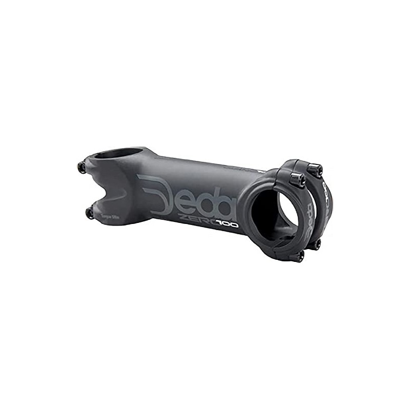 DEDA ZERO 100 BOB 31.7/100 Stem Matte Black (Gray Logo)