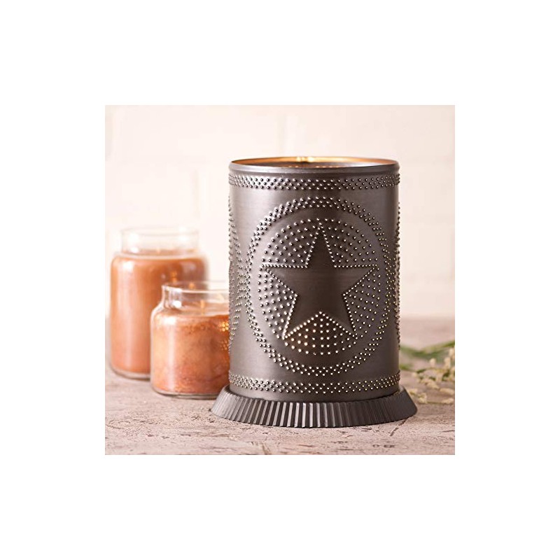 Irvin's Country Tinware Candle Warmer with Regular Star in Kettle