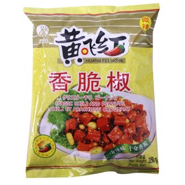 黃飛紅香脆椒 Huang Fei Hong Spicy Crunchy Magic Chili with Peanut, 12.35 oz/350g