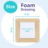 Conkote Silicone Wound Bandages, Adhesive Foam Dressings 4'' X 4'',