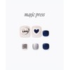 [DASHING DIVA] Nail Tips Magic Press [LoveLoveLove] White Pedi Foot