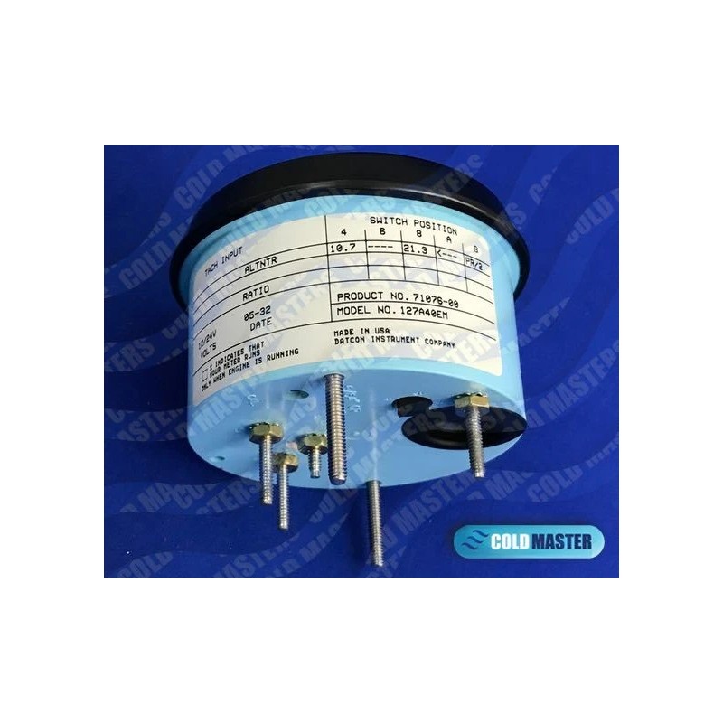 Datcon ColdMaster Datcon 3 3/8" Tachometer Gauge 12 & 24