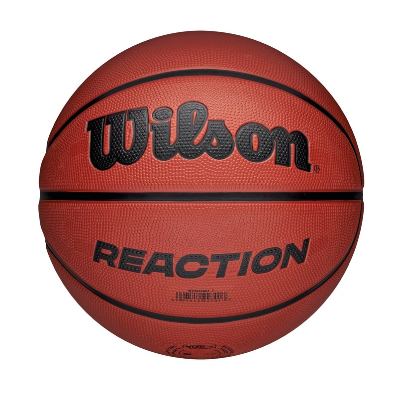 Wilson Reaction Basketball, Made From Durable Rubber For All-Surface Performance,