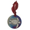 Sea Turtle Hand-Painted Medallion Ceramic Ornament Hanging Decoration