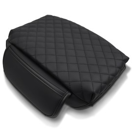 GoaMotors Center Console Cover Armrest Pad Cover Compatible with Jeep Wrangler JL JLU 2018-2024 Gladiator JT 2020-2025 Armrest Cover Rest Pad Console Lid