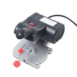 Mini Benchtop Cut-off Miter Saw for Wood Metal Plastic Moulding Cutting 45°Miter Saw Blade 90W