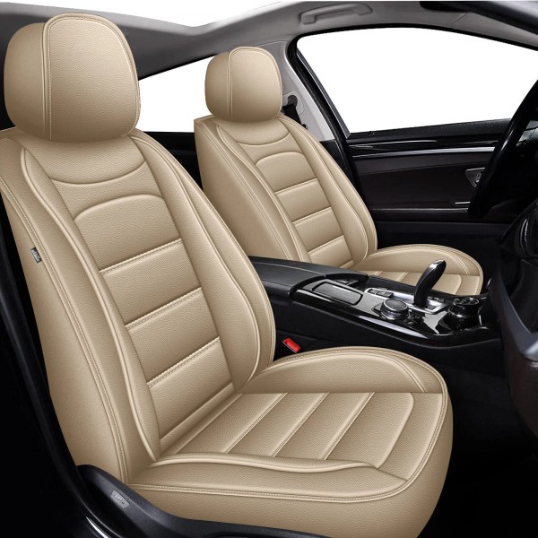 Car Seat Cover Protector Front Row Faux Leather Pad For