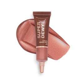 Revolution Super Dewy - Iluminador líquido de luces, luces rosas, 0.5 onzas líquidas / 0.5 fl oz