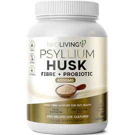 NKD Living Psyllium Husk Fibre Capsules with Probiotic (150 Capsules)
