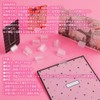 オーディオファン プラスチックカードスタンド 透明カードスタンド 三角形のデザイン ボードゲームアクセサリー 名刺ホルダースタン ド 写真、メッセージカードなどに クリア 約13*19mm