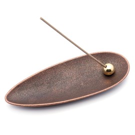 GOLD STONE Incense Stand, Horizontal Stand, Sleeping Saucer, Japanese Scandinavian Box, Buddhist Altar, Relax, Incense Holder, Bronze
