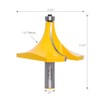 Boomway Roundover Router Bit, 1-1/2'' Radius 1/2'' Shank, Round Over