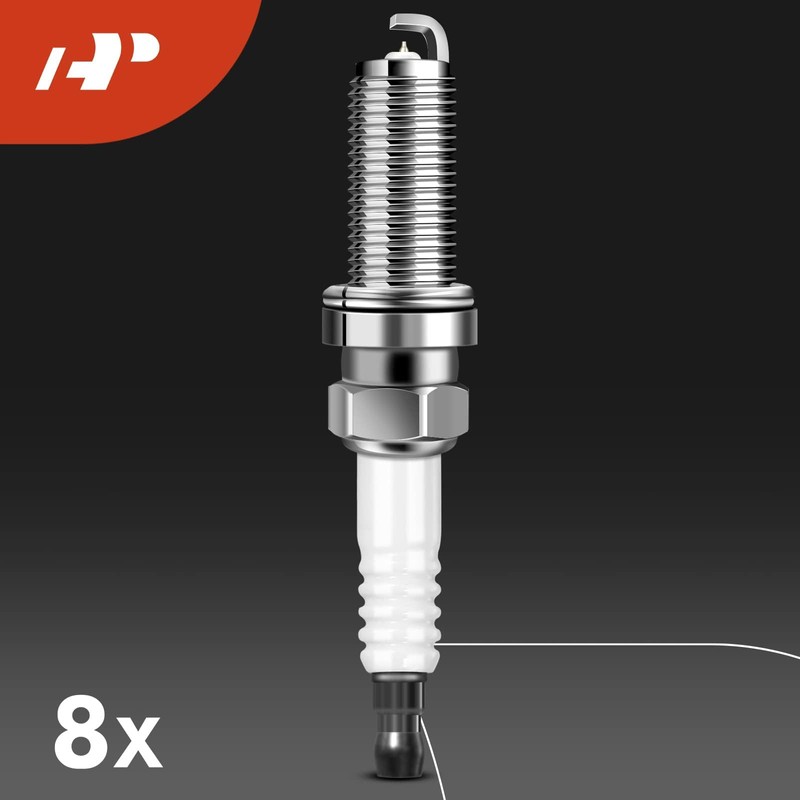 A-Premium Set of 8 Ignition Coil Pack and Iridium Spark