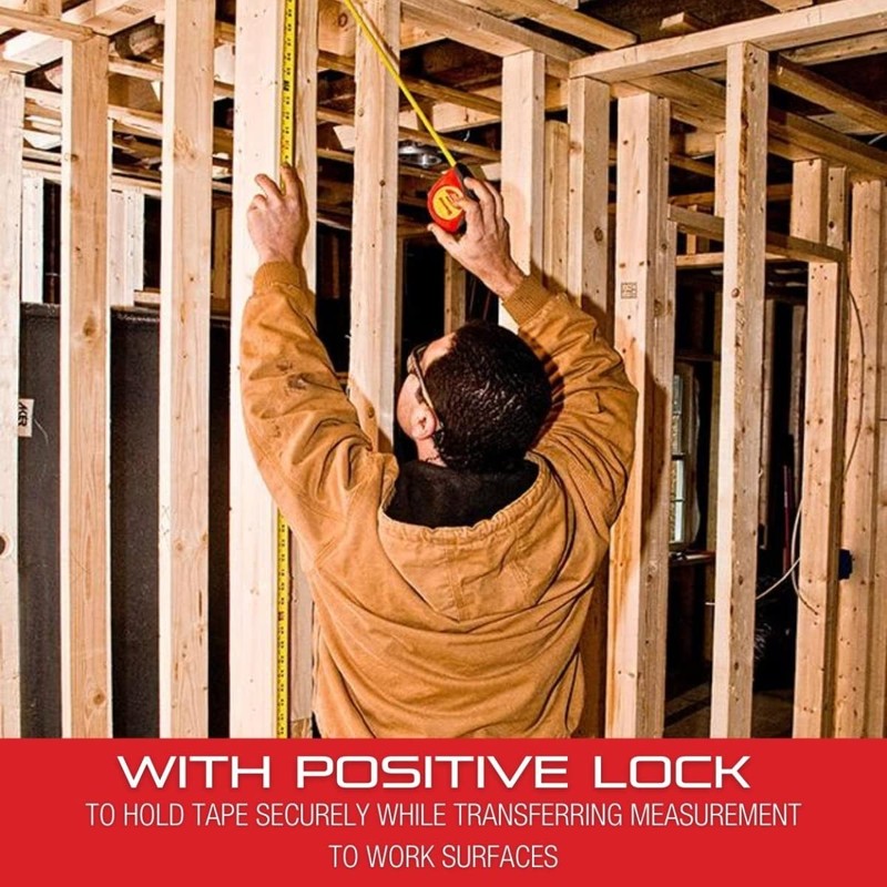 Starrett Exact Retractable Imperial Pocket Tape Measure with Nylon Coating,