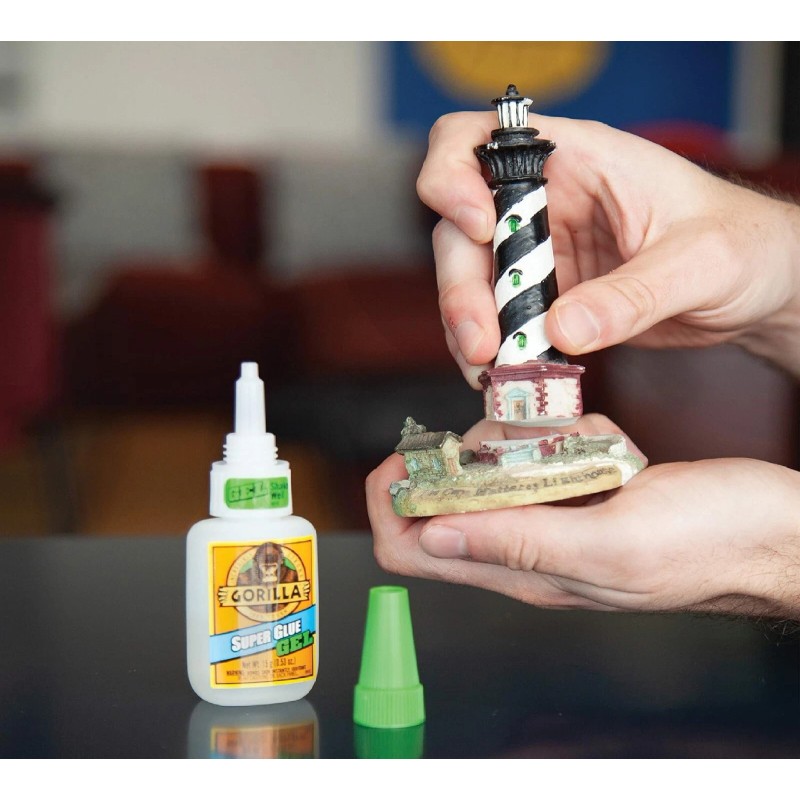 Gorilla Super Glue Gel XL, Clear Glue, 25 Gram (Pack