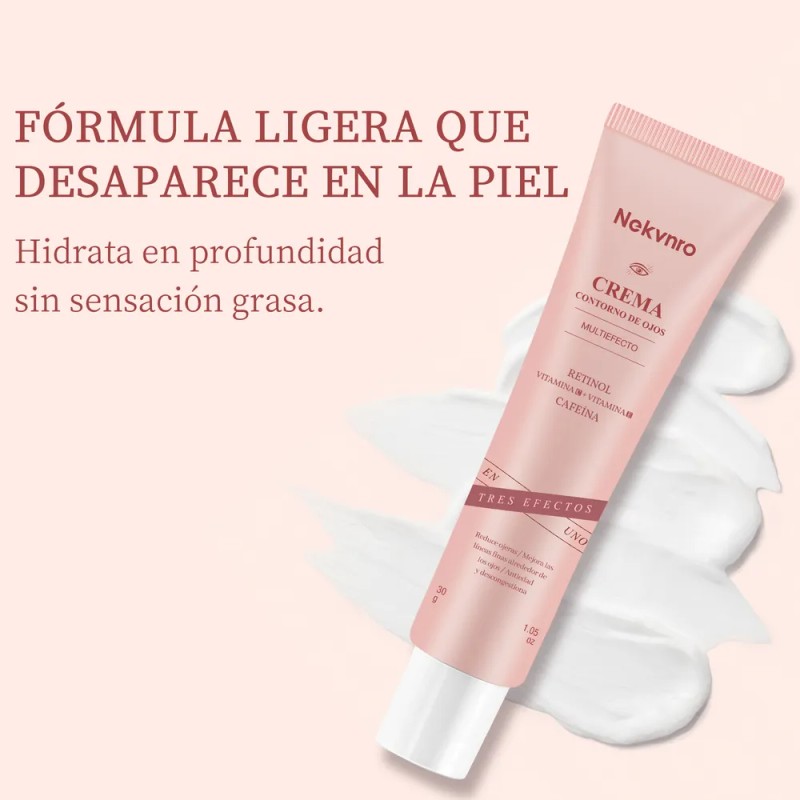 Crema Contorno De Ojos,arrugas,bolsas Y Ojeras Obscuras 30g Normal Día/noche