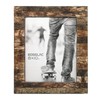 EosGlac Rustic 8x10 Wooden Picture Frame, Handmade with Real Birch