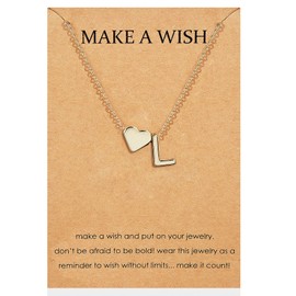 Gold Necklace Women Initial Necklace for Women Dainty Gold Letter Necklace Tiny Box Chain Personal Alphabet Letter Pendant Necklace Gifts Gold Jewelry Outfits Trendy Stuff