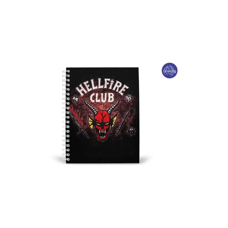 Stranger Things Libreta Cuaderno Profesional Pasta Dura Lp