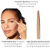 DreamCut Professional Expert Slant Tip Tweezers - Rose Gold